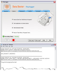 Keystroke Tracking Tool screenshot